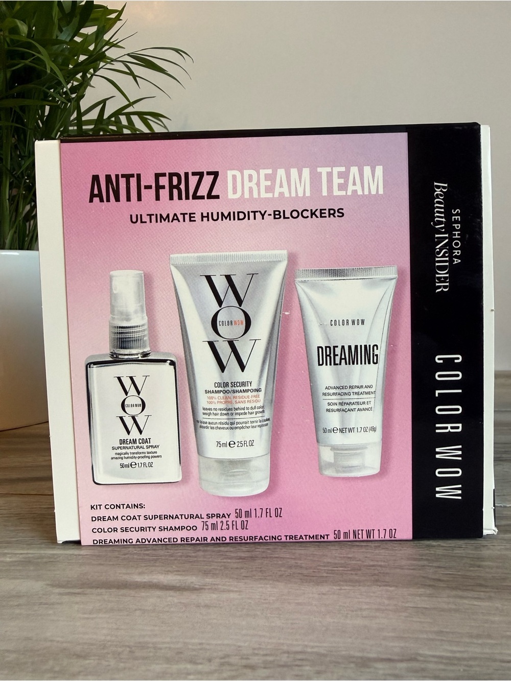 Colors Wow Anti-Frizz Dream Team Ultimate Humidity Blockers Kit ✨BNIB✨